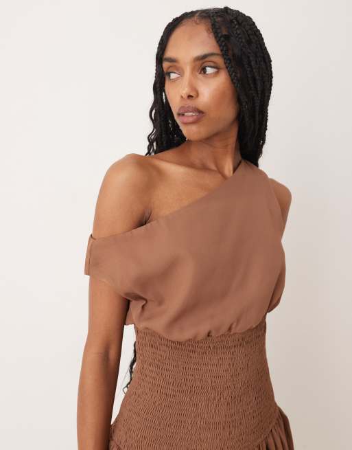 boho shirred dress SARKI