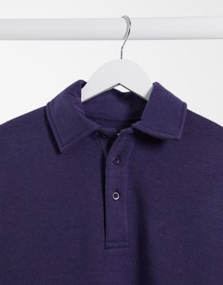 oversized polo sweatshirt