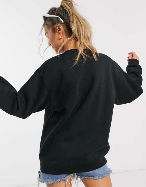 Daisy Street - Oversized sweatshirt med le soleil tarotprint, 2 af 4