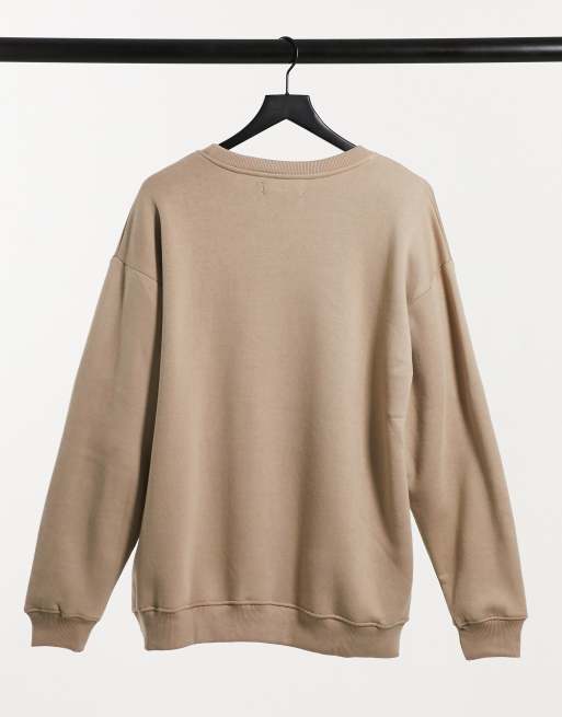 Daisy Street oversized sweatshirt with vintage river embroidery ASOS
