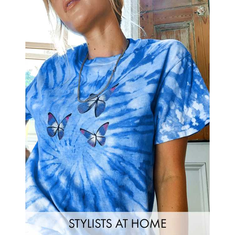 butterfly tie dye shirts