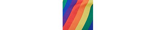 Daisy Street Peg Pants In Rainbow Stripe