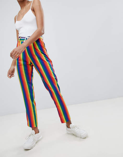 Rainbow trousers sale womens