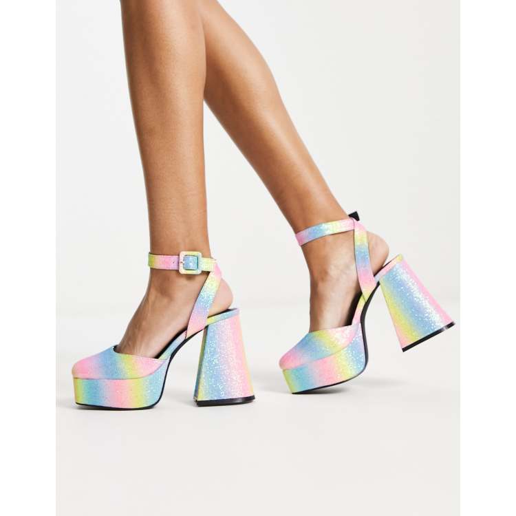 Rainbow heels 2024