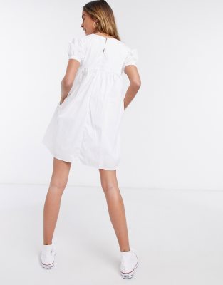 playsuit with skirt overlay