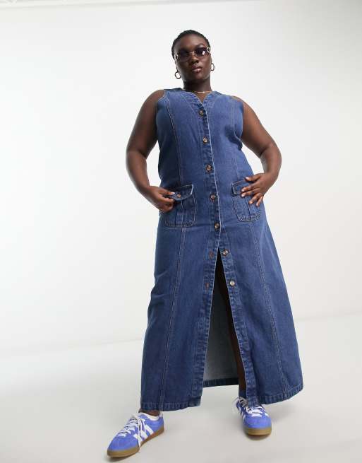 90's 2025 denim dress