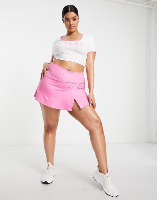 plus size active skort