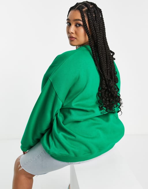 Daisy Street Plus – Bluza oversize z wypukła grafiką „Portland”, 3 z 4