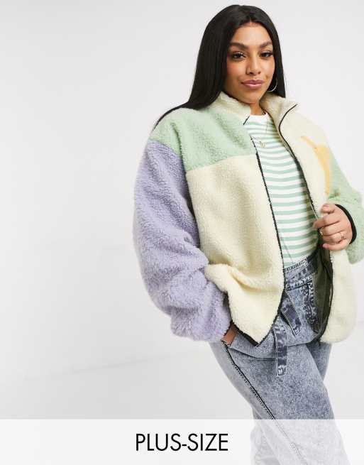 Plus size teddy fleece sale