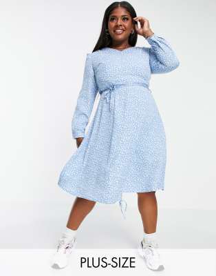 plus size long sleeve midi dress