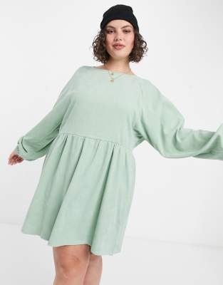 corduroy smock dress