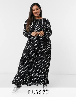 plus size maxi dress with sleeves uk