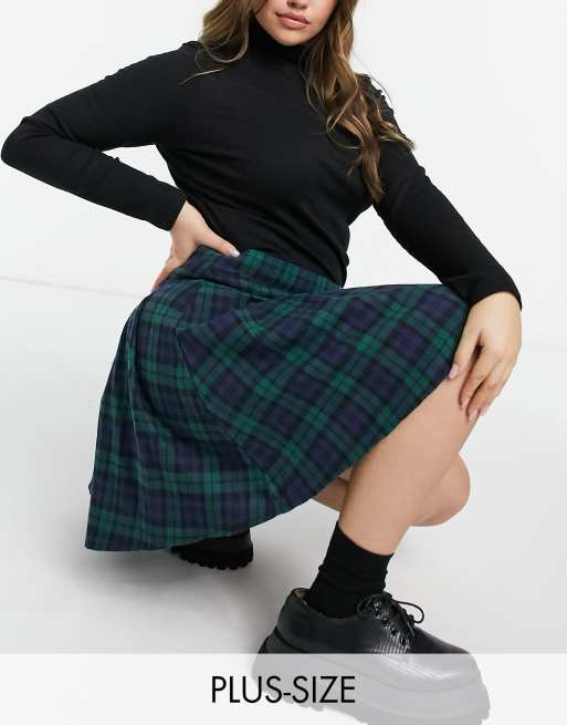 Tartan skirt plus clearance size