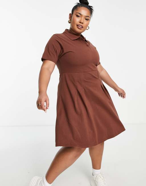 Polo style clearance dress plus size