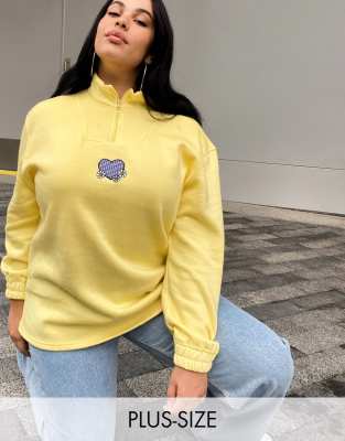 Daisy street best sale yellow sweatshirt