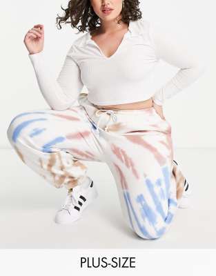 plus size tie dye sweatpants