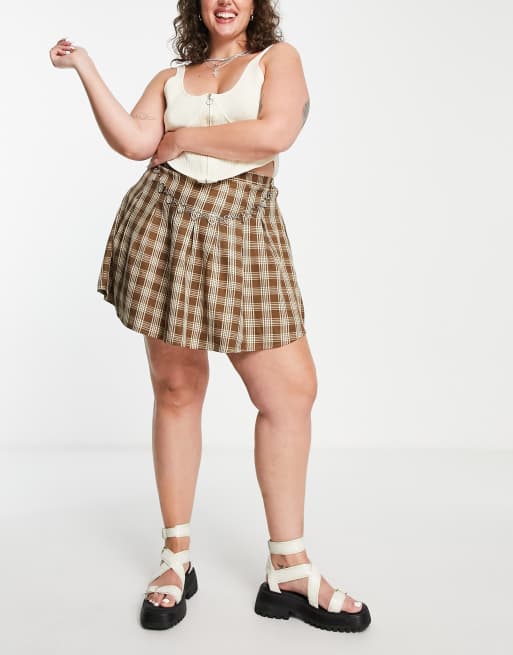 Plus size skirt outlet grunge