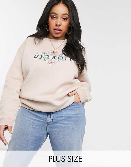 daisy street relaxed sweatshirt
