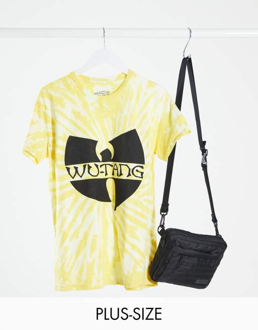 Daisy Street Plus relaxed t-shirt with wu-tang print in tie dye