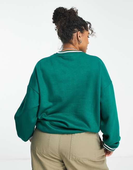 Daisy Street Plus - Ruimvallend sweatshirt met varsity 'LA'-print, 3 van 4
