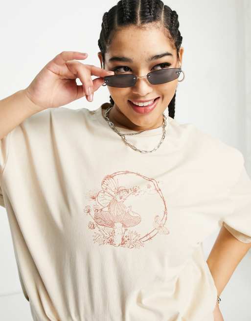Daisy Street Plus – T-Shirt mit Feen-Vintage-Print, 3 von 4