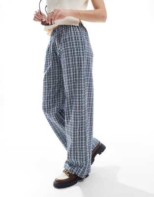 Daisy Street Pull On Drawstring Pants In Navy