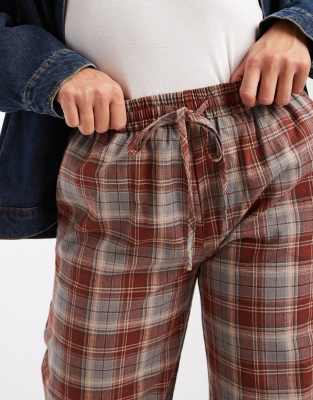 Daisy Street Pull On Drawstring Pants In Blue