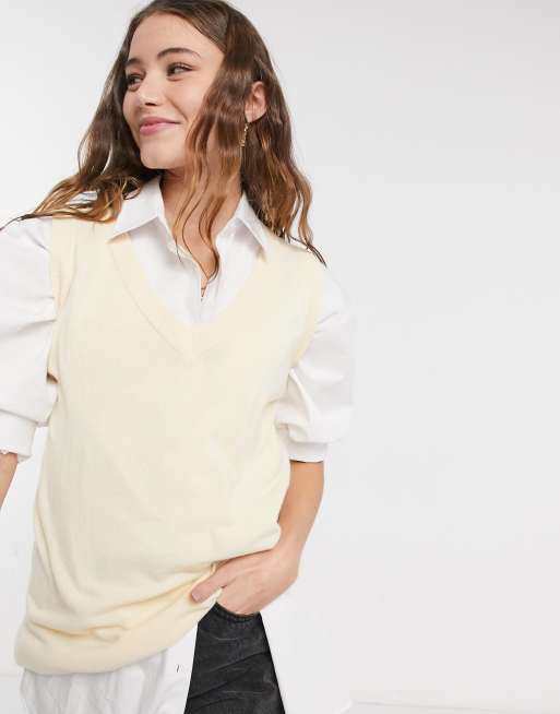 Daisy Street - Pull sans manches oversize avec ourlet souple, 3 de 4
