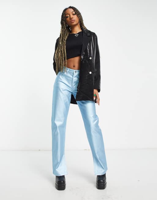 Iridescent on sale biker jacket