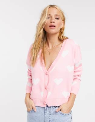 daisy print cardigan