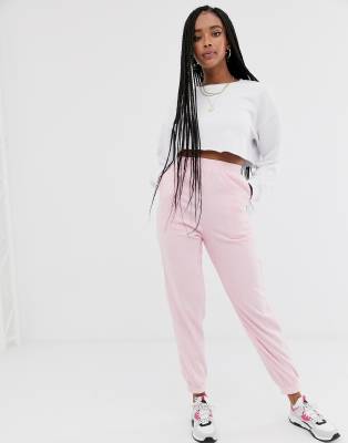 asos pink joggers