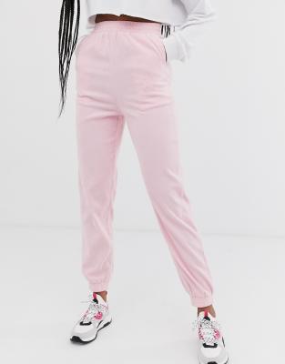 asos pink joggers