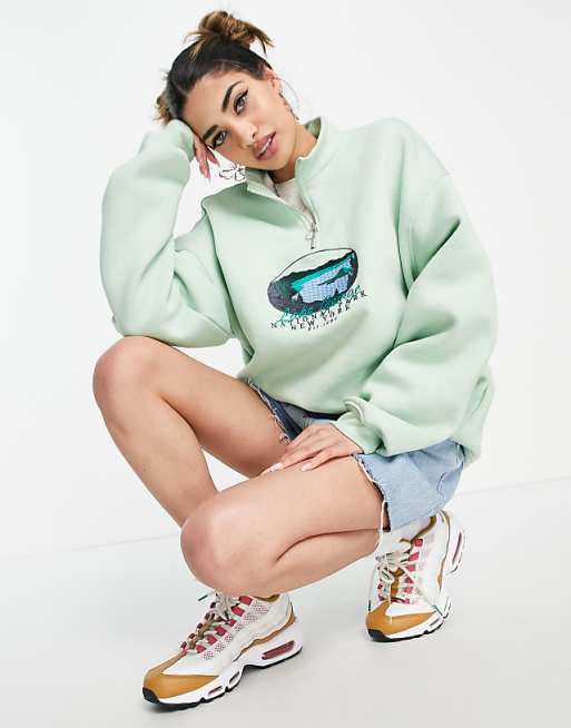 daisy street relaxed sweatshirt