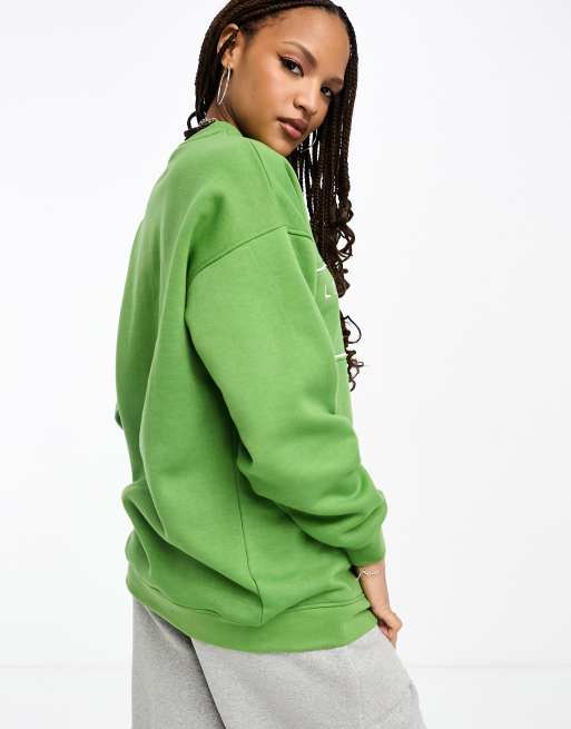 Daisy street oversized sweatshirt 2025 with vintage river embroidery