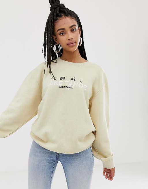 daisy street relaxed sweatshirt