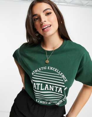 Daisy Street relaxed T-Shirt With Atlanta Print