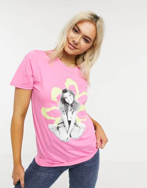 Pink britney best sale spears shirt