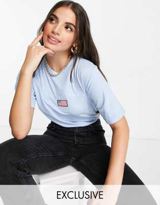 daisy street relaxed sweatshirt with vintage los angeles embroidery