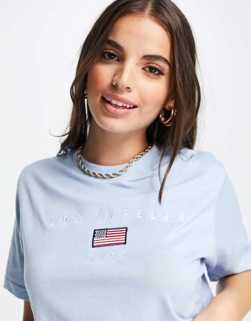 T shirt embroidery los angeles sale