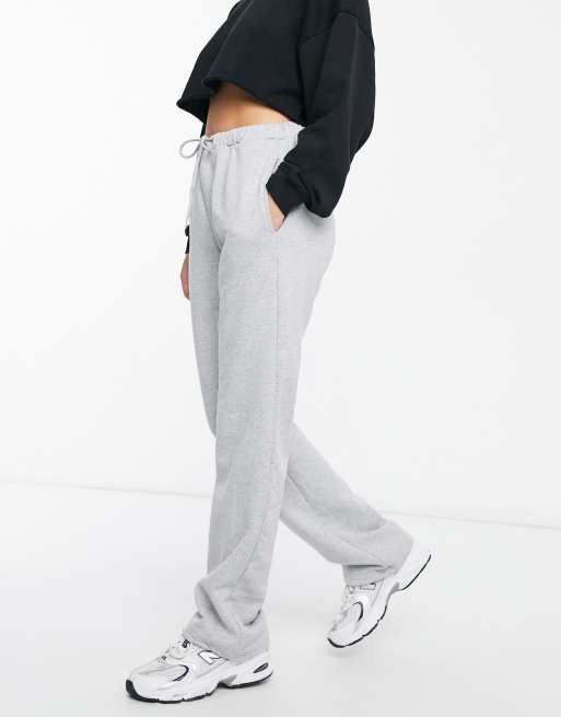 Daisy Street relaxed wide leg trackies co-ord in grey | ASOS