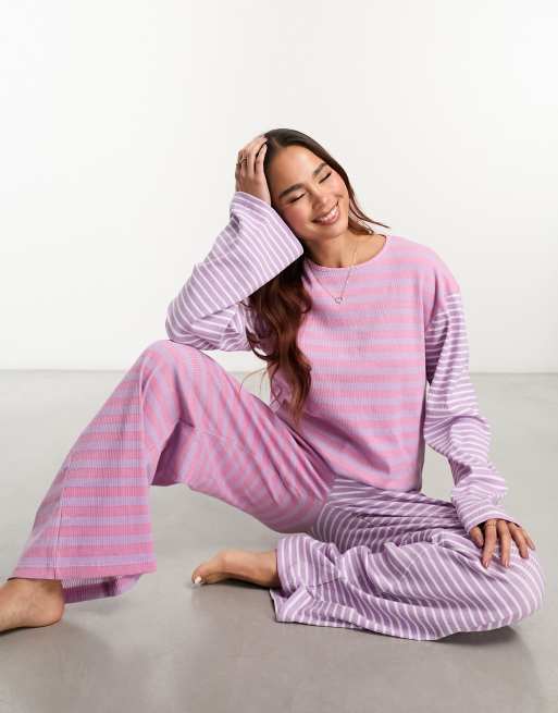 Stripe Mix Pyjama Trouser Set