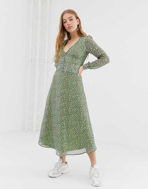 Daisy Street - Robe mi-longue à fleurs style vintage, 4 de 4