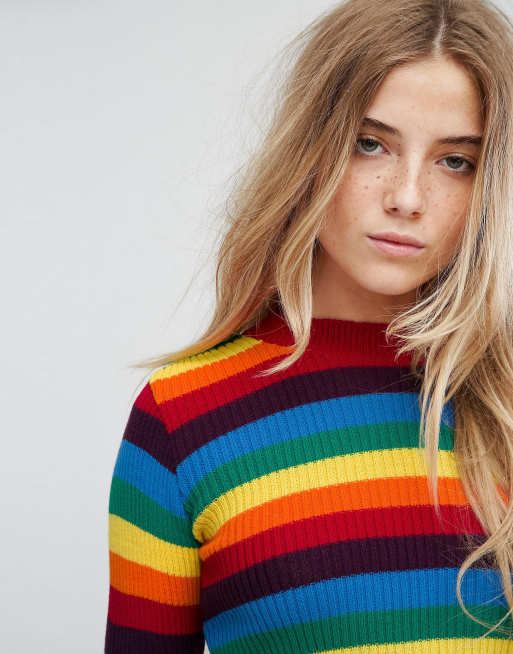 Daisy street 2025 rainbow jumper