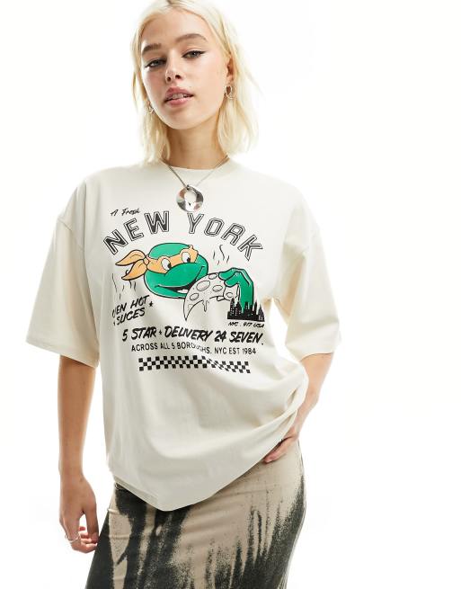 Daisy Street Teenage Mutant Ninja Turtles t-shirt in white | ASOS