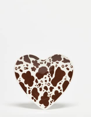 Daisy Street - Vide-poche à imprimé vache-Multicolore