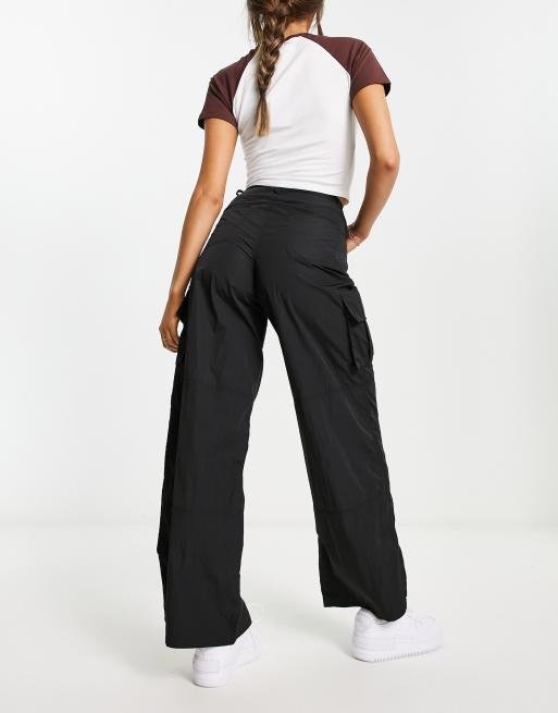 New Look wide leg legging in black