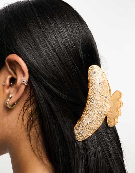 Daisy Street x Chloe Davie - Haarklem met versiering in geel