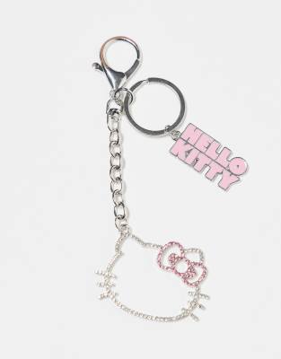 Daisy Street x Hello Kitty diamante keyring-Pink