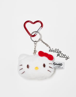 Daisy Street x Hello Kitty fluffy keyring-Multi