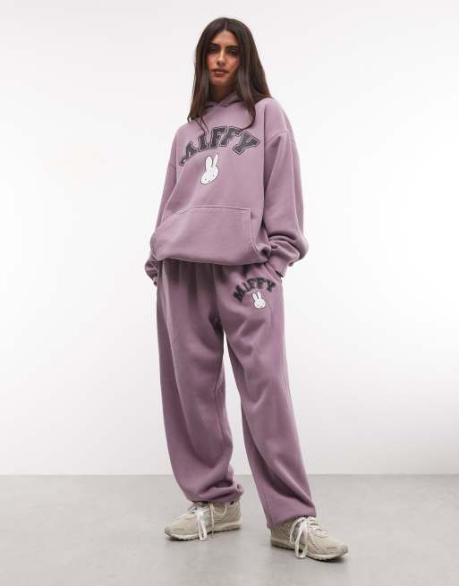 Daisy Street x Miffy tracksuit set in dusky pink, 2 of 3